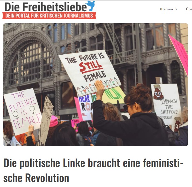 Die politische Linke braucht eine feministische&nbsp;Revolution